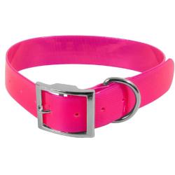 Collier biothane biogold 700X38X2.6 Rose HB DOG