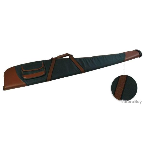 Etui carabine renforc� COUZAN 115cm Marron/Vert + Poche JANUEL