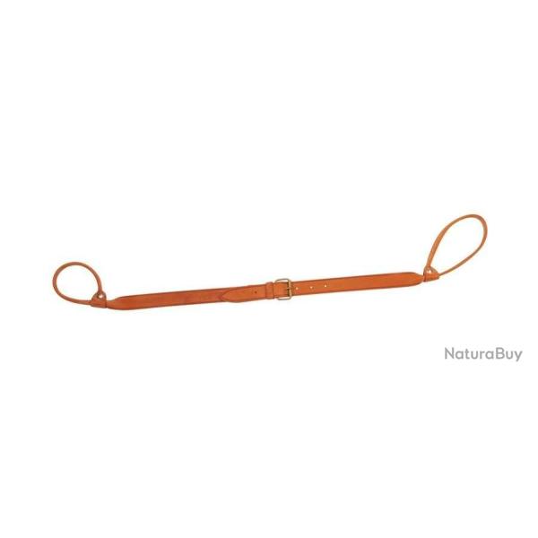 Bretelle carabine lasso cuir vieilli r�glable FUZYON