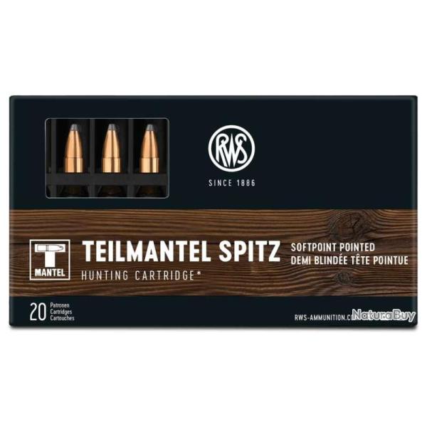 20 balles TMS 222 REM 50GRS RWS