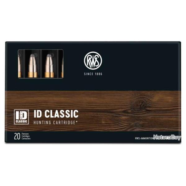 20 balles ID CLASSIC Cal. 8X57 JS 198 GRS RWS