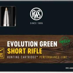 20 balles SHORT RIFLE Cal. 308 WIN 139 GRS RWS