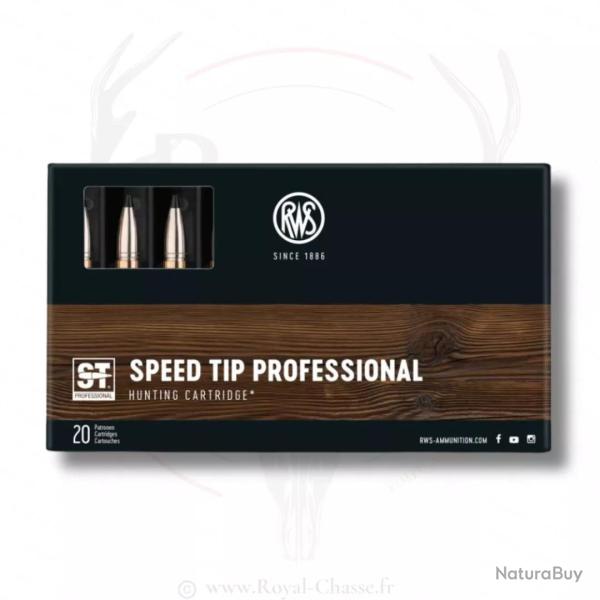 20 balles SPEED TIP PRO Cal. 30-06 SPRG 165 GRS RWS