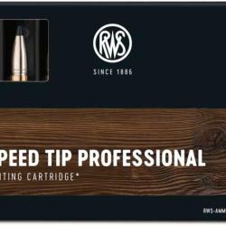 20 balles SPEED TIP PRO Cal. 8X57 JRS 180 GRS RWS