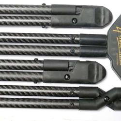 Canne BUSH ESSENTIAL carbone noire 4 STABLE STICKS