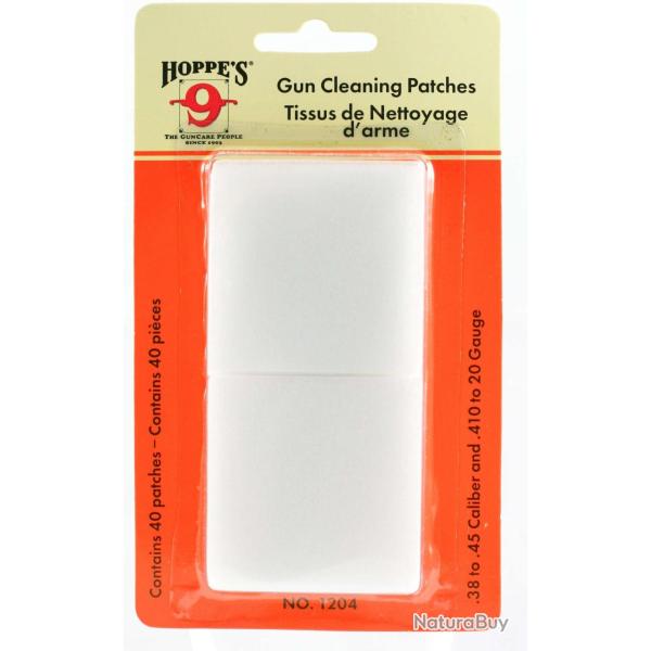 Patchs de nettoyage - 40 pieces HOPPE'S