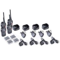 Pack de 4 Talkie walkie G9 PRO NOIR + Oreillettes MIDLAND