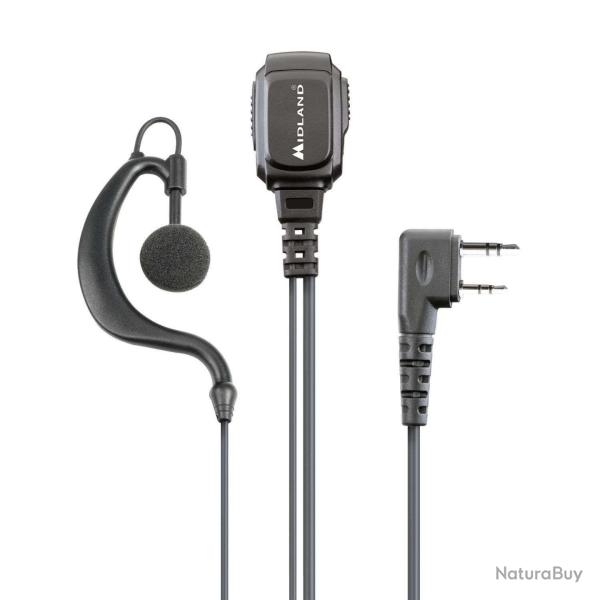 Oreillettes contour d'oreille MA21 LK Pro 2 broches pour G13 MIDLAND