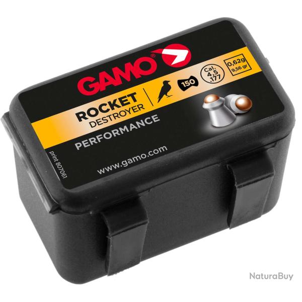 100 plombs ROCKET DESTRUCTOR Cal.5.5 mm GAMO