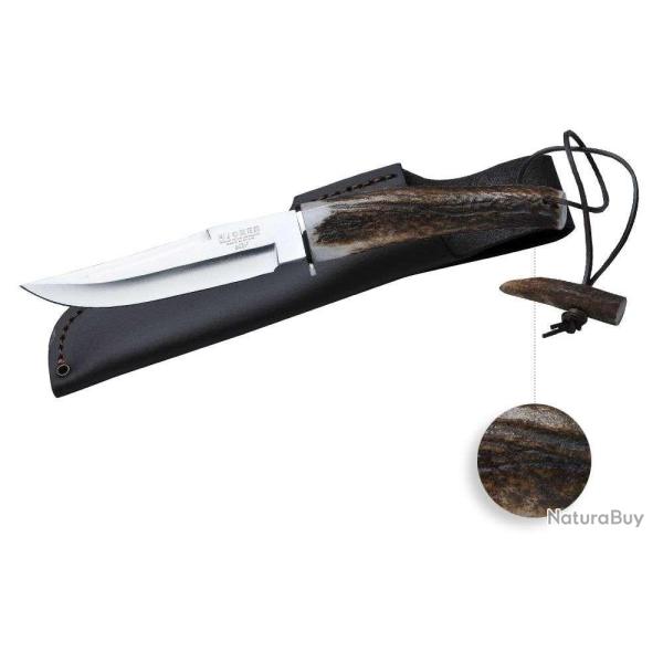 Couteau de chasse Wolf 14CM Bois de Cerf JOKER