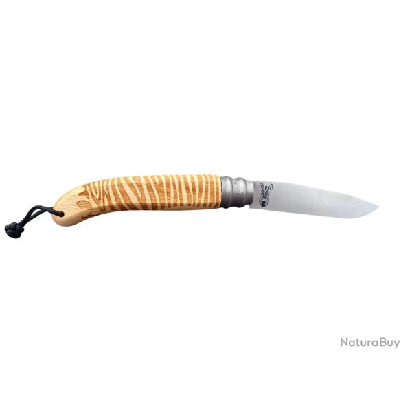 Couteau bois de h�tre mod�le Zebre