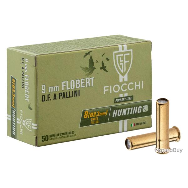 Cartouches 9 mm Flobert � grenaille de plomb Fiocchi 09