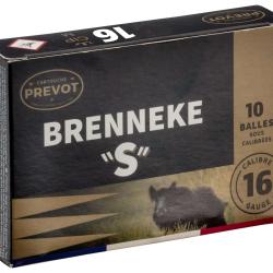 10 balles PREVOT BRENNEKE ''S'' - Cal 16/67 PREVOT