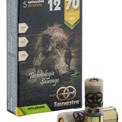 5 balles flèche pour fusil BFS sans plomb - Cal 12/70 SAUVESTRE