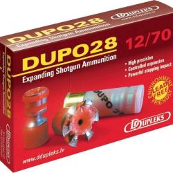 5 balles DUPO 28 Cal 12/70 D DUPLEKS