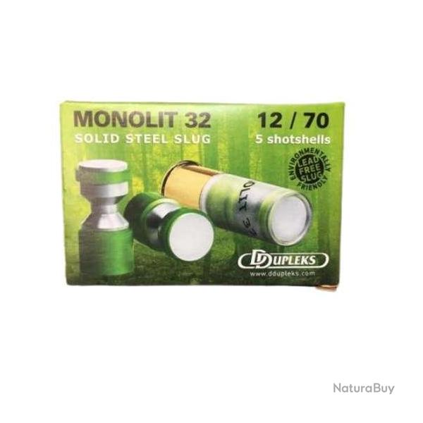 5 balles MONOLIT 32 Cal 12/70 D DUPLEKS