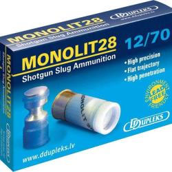 5 balles MONOLIT 28 Cal 12/70 D DUPLEKS