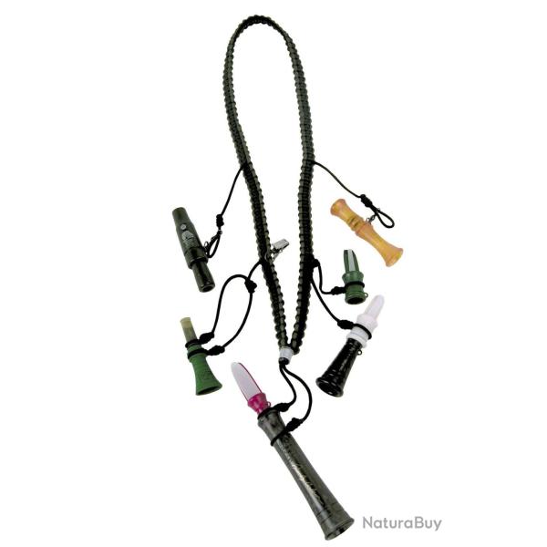 Collier porte-appeaux multiple en Corde tress�e PRIMOS