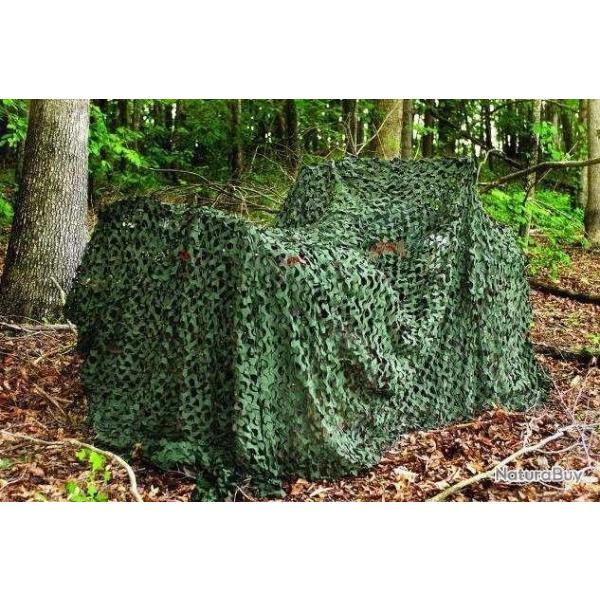 Filet de Camouflage Basic - 3m x 2,4m - Marron/Vert CamoSystems