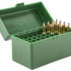 Bo&icirc;te de rangement pour 50 munitions MTM