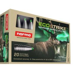 20 balles ECOSTRIKE Cal. 30-06 SPRG 150 GRS NORMA