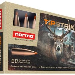 20 balles TIPSTRIKE Cal. 300 WIN MAG 170 GRS NORMA