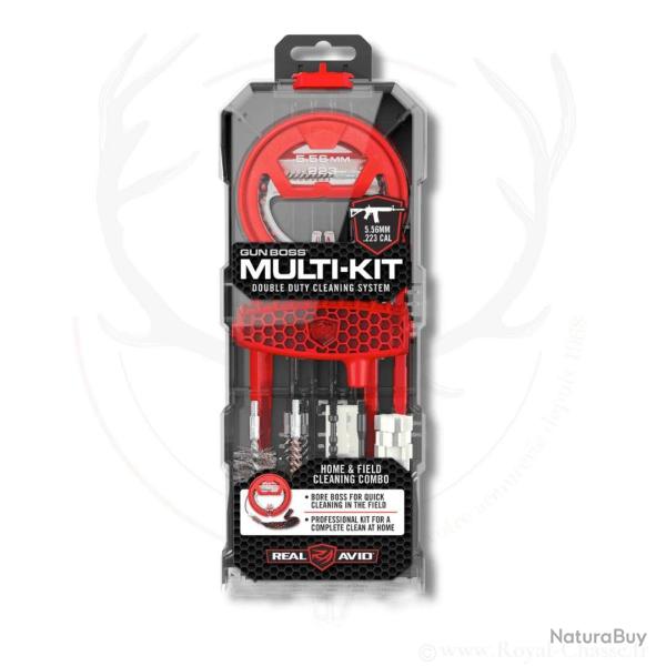 Kit de nettoyage Gun Boss Multi-Kit Real Avid 22CAL RIFLE