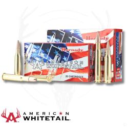 20 balles AMERICAN WHITETAIL 6.5 CREEDMOOR 129 Grs HORNADY