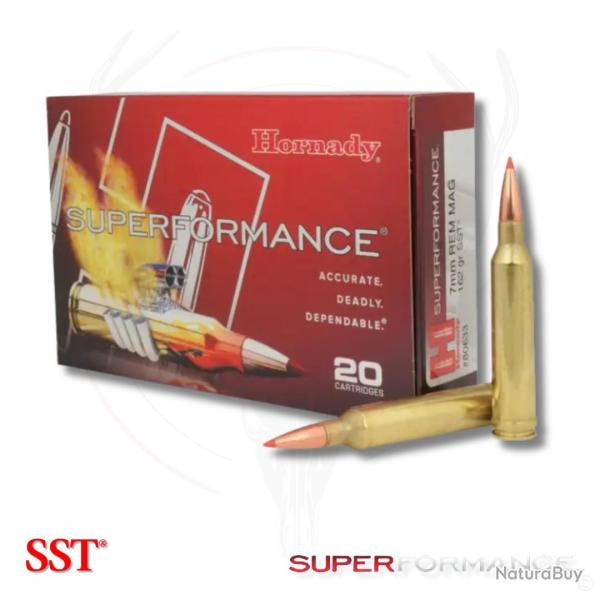 20 balles SUPERFORMANCE SST 7RM 154 Grs HORNADY