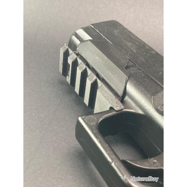 Adaptateur picatinny pour Glock45/19 Gen 5 en PLA (Coloris au choix)