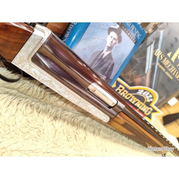 Fusil Cosmi lusso  exceptionnelle Gravure canards cal 12/70 canon 68cm bois grade collection