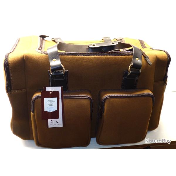 SAC DE VOYAGE DE CHASSE CLUB INTERCHASSE - COULEUR MARRON