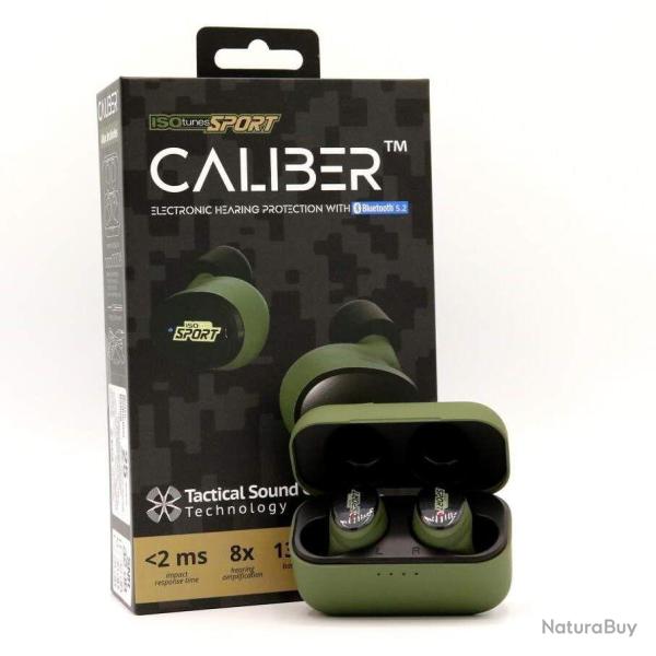 ISOTUNES SPORT CALIBER �couteurs intra-auriculaire sans-fil protection auditive anti-bruit