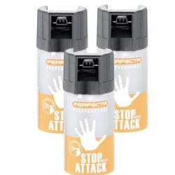 3X BOMBES STOP ATTACK AUX POIVRE - 40 ML - " PERFECTA "