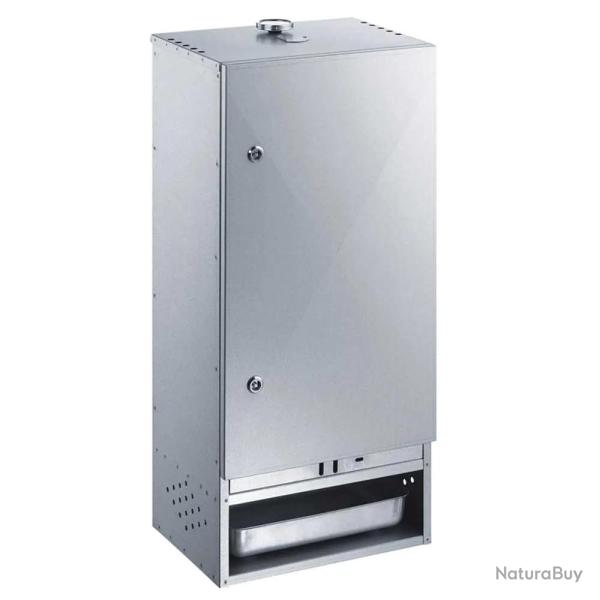 Fumoir F85 en acier aluminis� avec porte H 85 x L 39 x P 28 cm