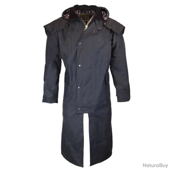 Manteau long Walker and Hawkes Waxstock navy de M � 3XL
