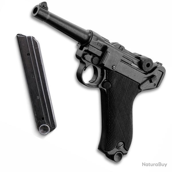 Pistolet Luger P08 Parabellum Crosse M�tal 25.5cm - Denix Normal