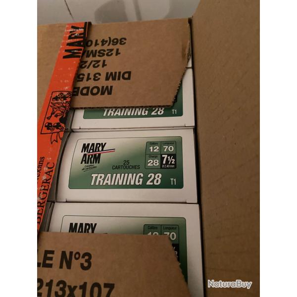 Lot de cartouches 4x250 Mary Arm calibre 12