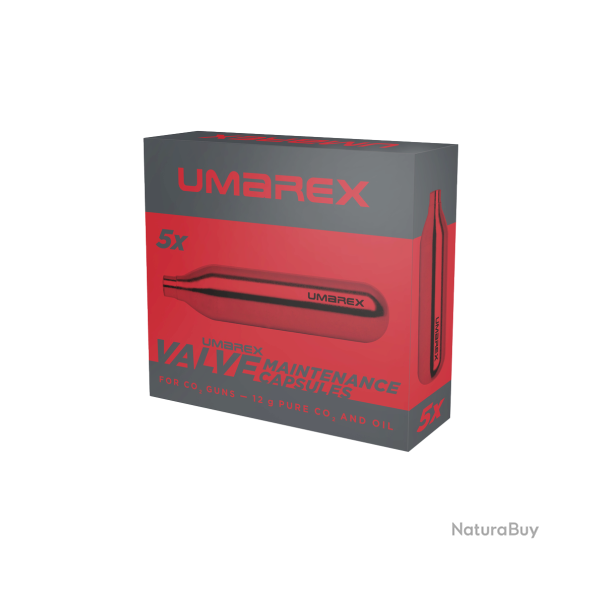 Cartouche UMAREX de CO2 12g entretien-maintenance co2 par 5