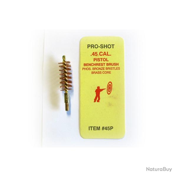 1 Ecouvillon Proshot  spirales en Bronze Pour Calibre 45acp