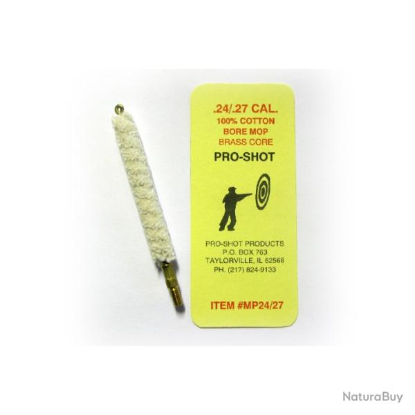 1 Ecouvillon Proshot  Cotton Pour Calibre .24/.27