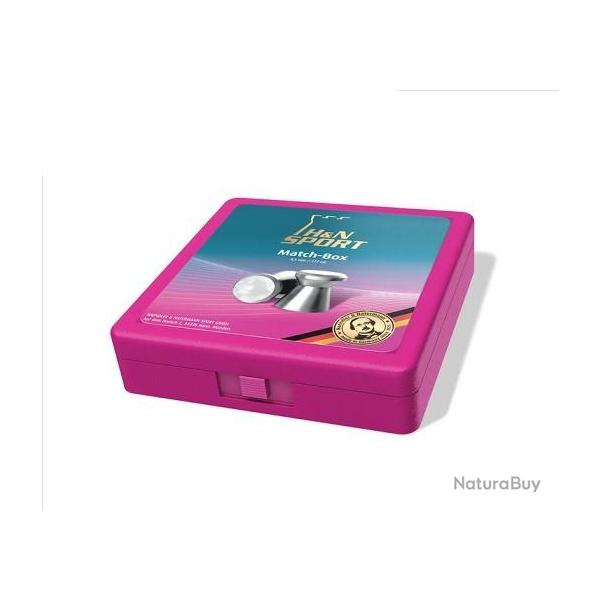 Bo�te de rangement pour 100 plombs 4.5mm H&N Rose