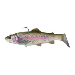 Leurre Souple Savage Gear 3D Trout Shad FS 12,5cm 35g 12,5cm Clear Rainbow