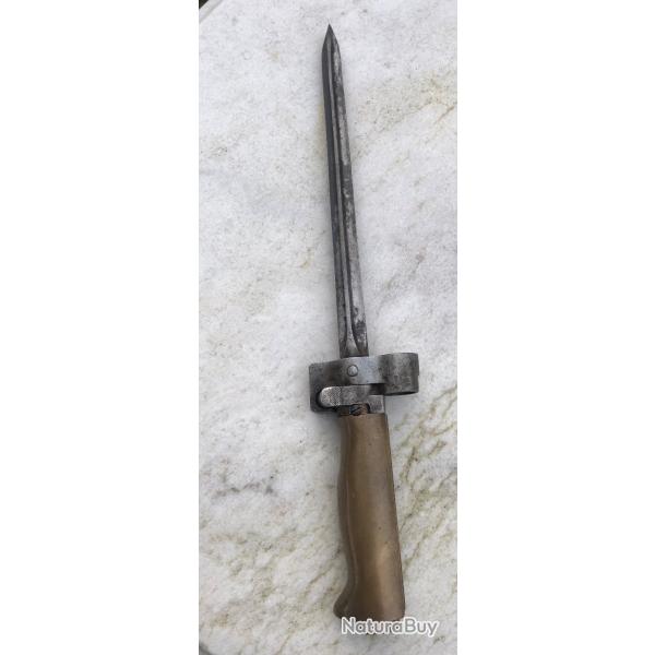BAIONNETTE MODELE 1886 DU FUSIL LEBEL transform� en poignard de tranch�e ww1 poilu Rosalie