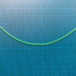 Fibre optique verte 10cm x 1mm