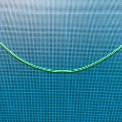 Fibre optique verte 10cm x 1mm