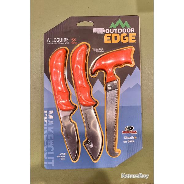 Outdoor Edge WildGuide MOSSY AOK 4 Pi�ces Knife Set