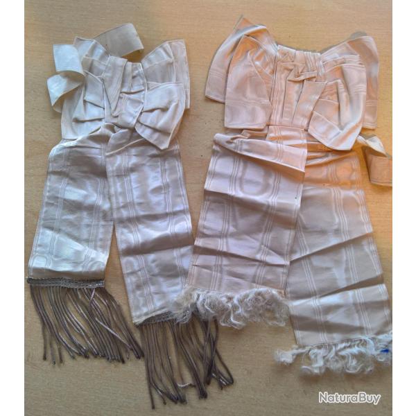 Lot De 2 Brassards communiant ou de bapt�me ann�es 20-30