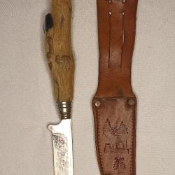 Ancien couteau de chasse souvenir de la for&ecirc;t noir