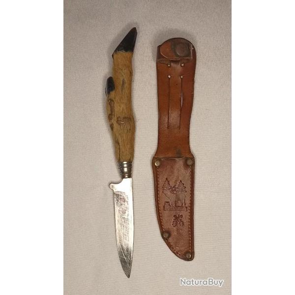 Ancien couteau de chasse souvenir de la for�t noir